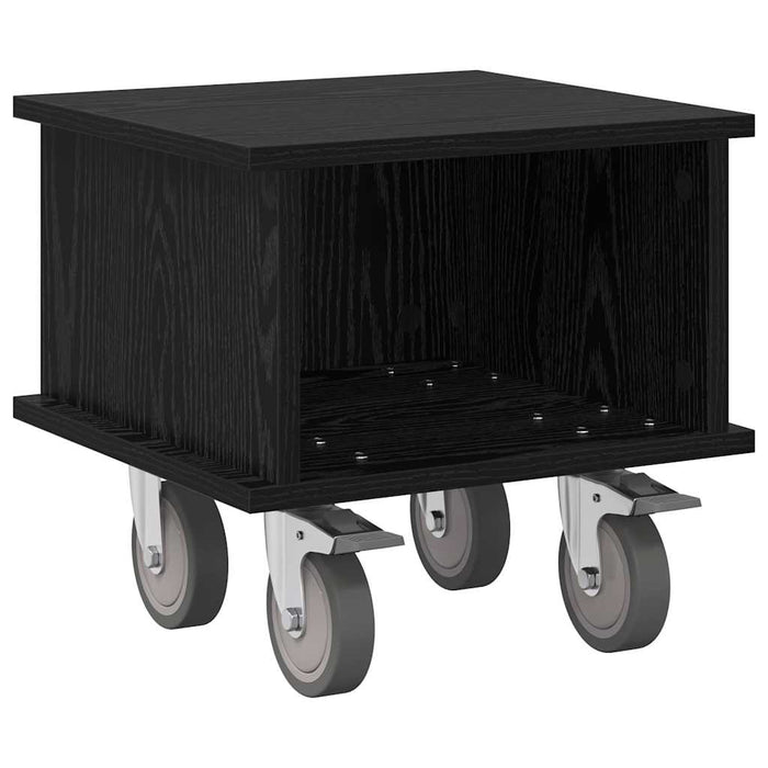 Support TV Stejar Negru 37 x 35 x 35 cm Lemn compozit - WALTI WALTI