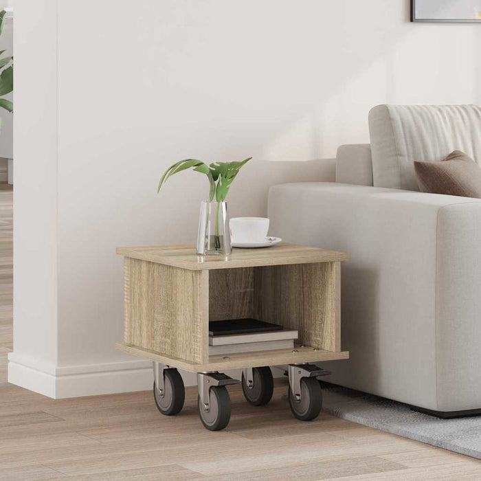 Support TV Stejar Sonoma 37 x 35 x 35 cm Lemn compozit - WALTI WALTI