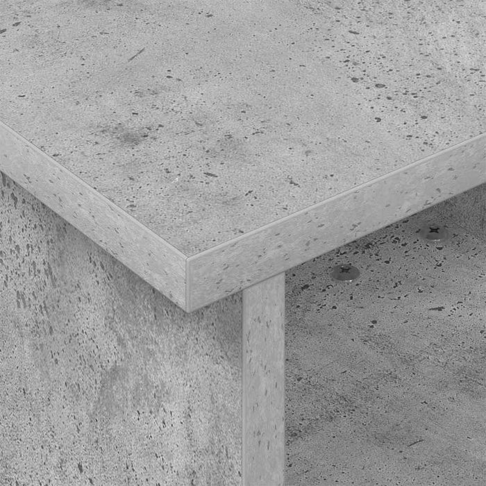 Support TV Gri din beton 37 x 35 x 35 cm Lemn compozit - WALTI WALTI