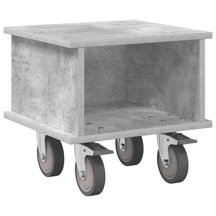 Support TV Gri din beton 37 x 35 x 35 cm Lemn compozit - WALTI WALTI