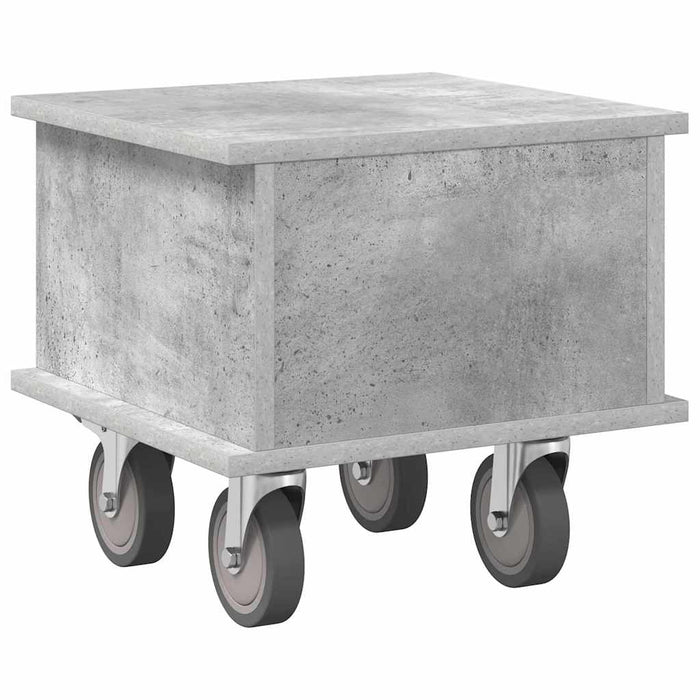 Support TV Gri din beton 37 x 35 x 35 cm Lemn compozit - WALTI WALTI