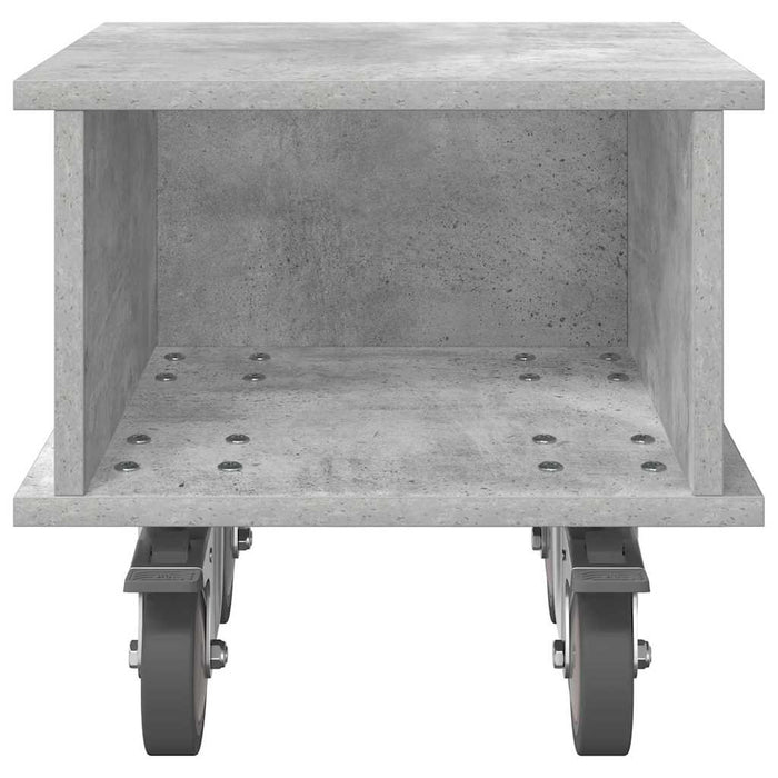 Support TV Gri din beton 37 x 35 x 35 cm Lemn compozit - WALTI WALTI