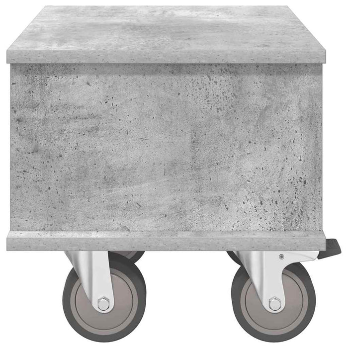 Support TV Gri din beton 37 x 35 x 35 cm Lemn compozit - WALTI WALTI