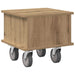Support TV Stejar Artizanal 37 x 35 x 35 cm Lemn compozit - WALTI WALTI