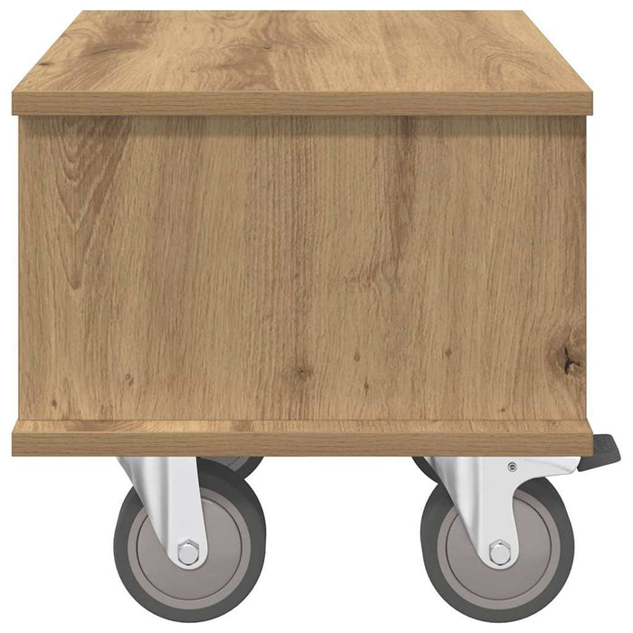 Support TV Stejar Artizanal 37 x 35 x 35 cm Lemn compozit - WALTI WALTI