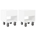 Noptieră 2 pcs Alb 40,5 x 40 x 48 cm Lemn compozit - WALTI WALTI