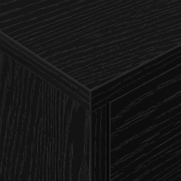 Noptieră 2 pcs Stejar Negru 40,5 x 40 x 48 cm Lemn compozit - WALTI WALTI