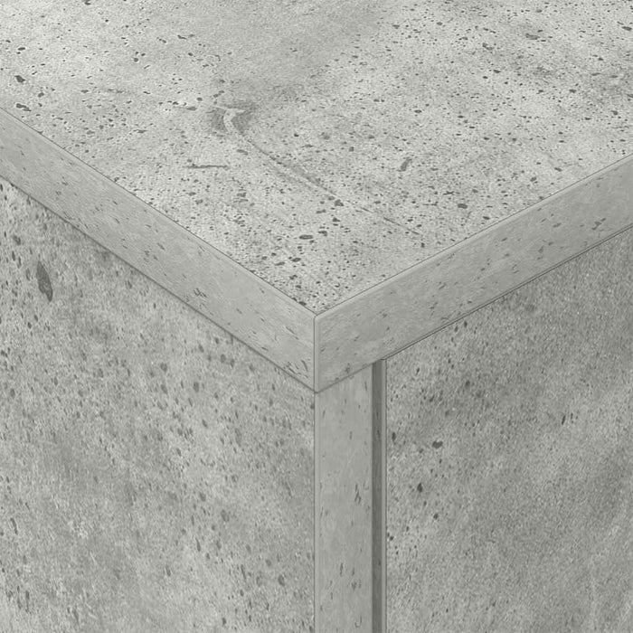Noptieră 2 pcs Gri din beton 40,5 x 40 x 48 cm Lemn compozit - WALTI WALTI