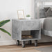 Noptieră 2 pcs Gri din beton 40,5 x 40 x 48 cm Lemn compozit - WALTI WALTI