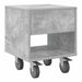 Noptieră 2 pcs Gri din beton 40,5 x 40 x 48 cm Lemn compozit - WALTI WALTI