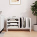 Dulap pentru discuri de vinil cu raft Alb 78,5 x 35 x 45 cm - WALTI WALTI