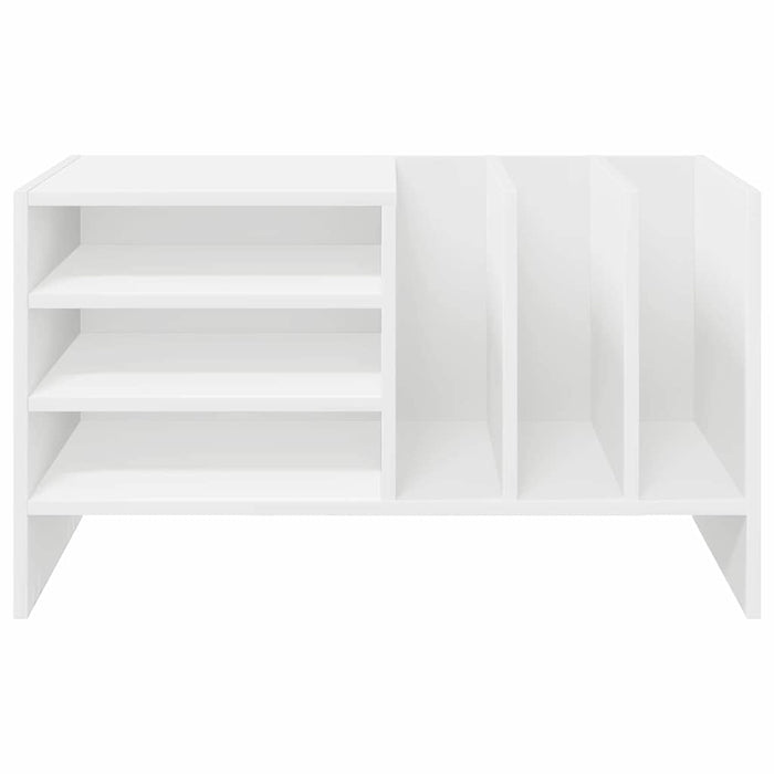 Dulap pentru discuri de vinil cu raft Alb 78,5 x 35 x 45 cm - WALTI WALTI
