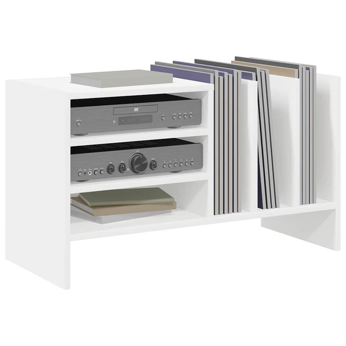 Dulap pentru discuri de vinil cu raft Alb 78,5 x 35 x 45 cm - WALTI WALTI