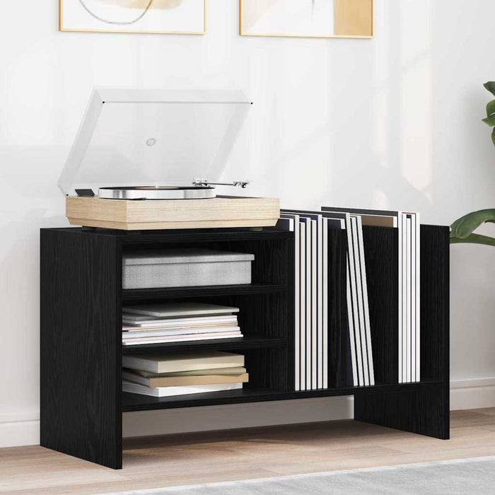 Dulap pentru discuri de vinil Stejar Negru 78,5 x 35 x 45 cm - WALTI WALTI
