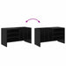 Dulap pentru discuri de vinil Stejar Negru 78,5 x 35 x 45 cm - WALTI WALTI