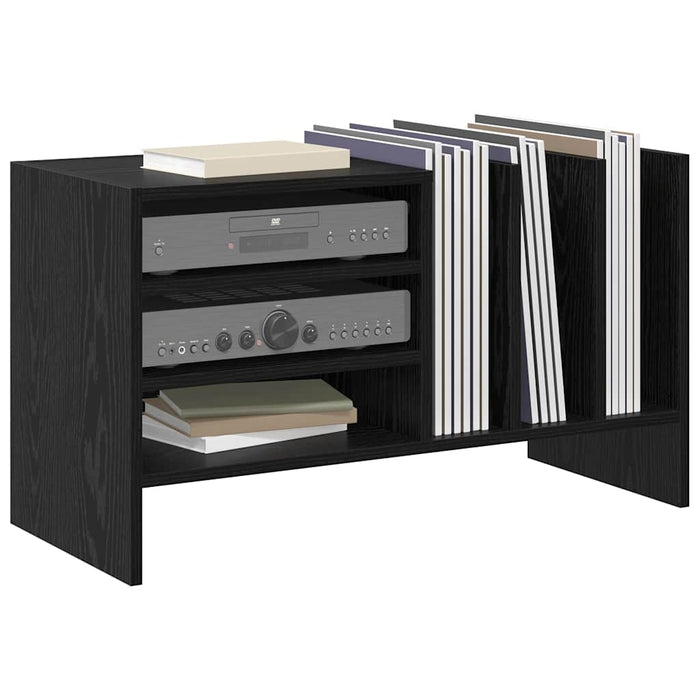 Dulap pentru discuri de vinil Stejar Negru 78,5 x 35 x 45 cm - WALTI WALTI