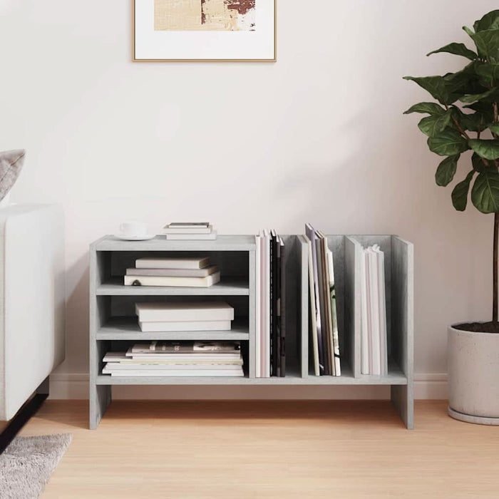 Dulap pentru discuri de vinil Gri din beton 78,5 x 35 x 45 cm - WALTI WALTI