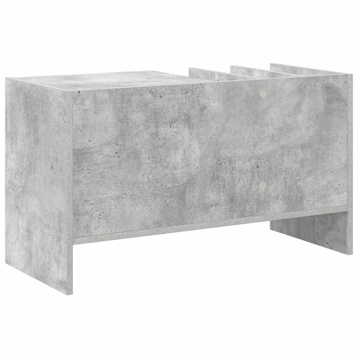 Dulap pentru discuri de vinil Gri din beton 78,5 x 35 x 45 cm - WALTI WALTI