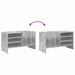 Dulap pentru discuri de vinil Gri din beton 78,5 x 35 x 45 cm - WALTI WALTI