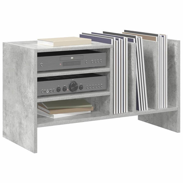 Dulap pentru discuri de vinil Gri din beton 78,5 x 35 x 45 cm - WALTI WALTI