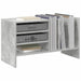 Dulap pentru discuri de vinil Gri din beton 78,5 x 35 x 45 cm - WALTI WALTI