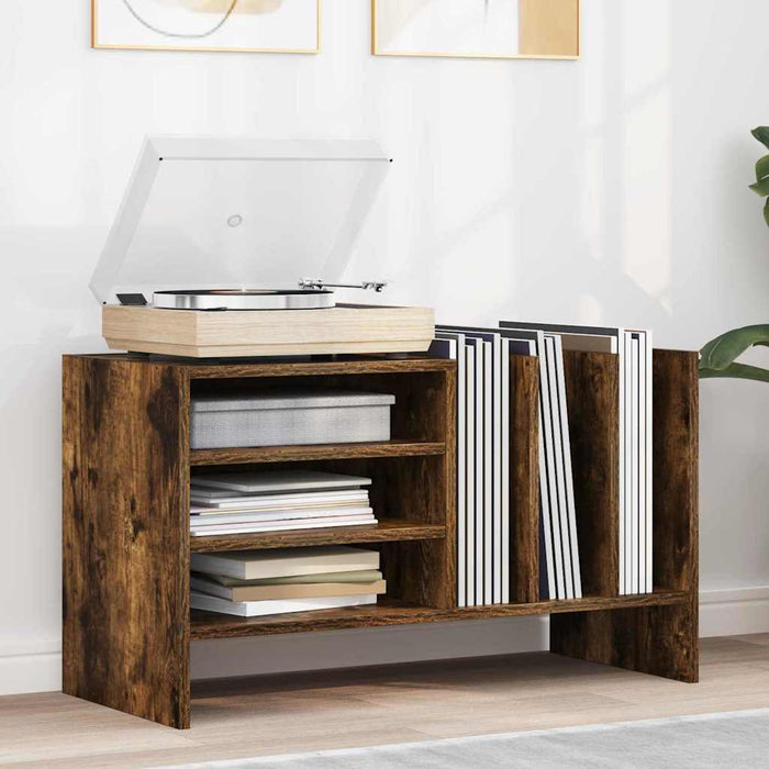 Dulap pentru discuri de vinil Stejar fumuriu 78,5 x 35 x 45 cm - WALTI WALTI