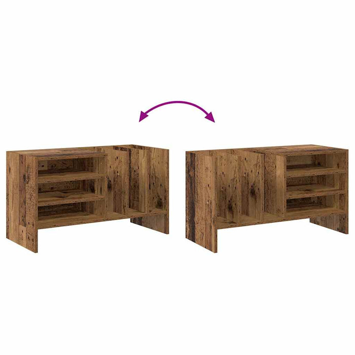 Dulap pentru discuri de vinil Lemn vechi 78,5 x 35 x 45 cm - WALTI WALTI