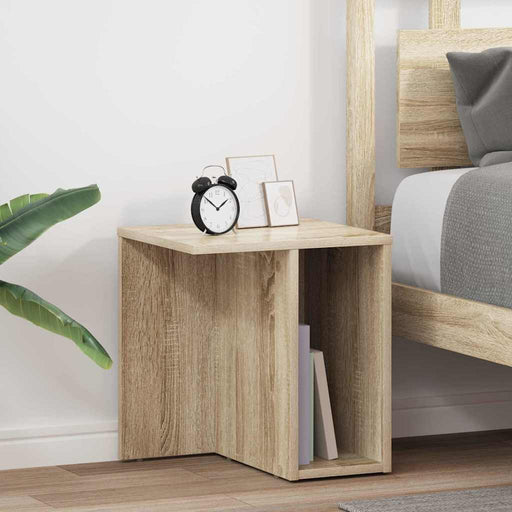 Masă laterală 2 pcs Stejar Sonoma 37 x 32 x 40 cm Lemn compozit - WALTI WALTI