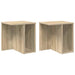 Masă laterală 2 pcs Stejar Sonoma 37 x 32 x 40 cm Lemn compozit - WALTI WALTI