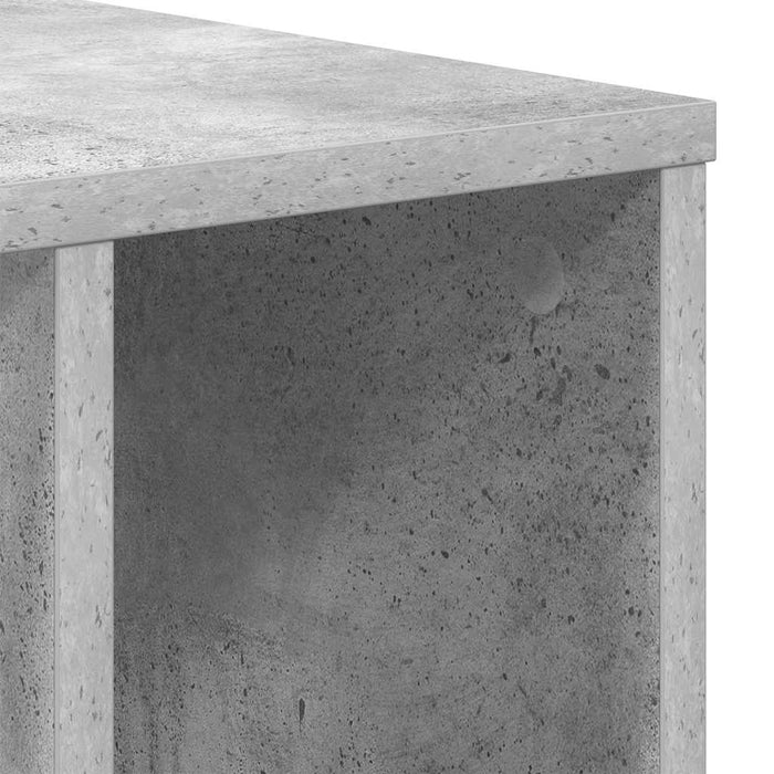 Masă laterală Gri din beton 37 x 32 x 40 cm Lemn compozit - WALTI WALTI