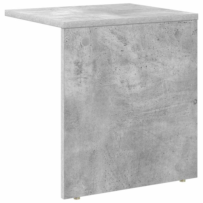 Masă laterală Gri din beton 37 x 32 x 40 cm Lemn compozit - WALTI WALTI