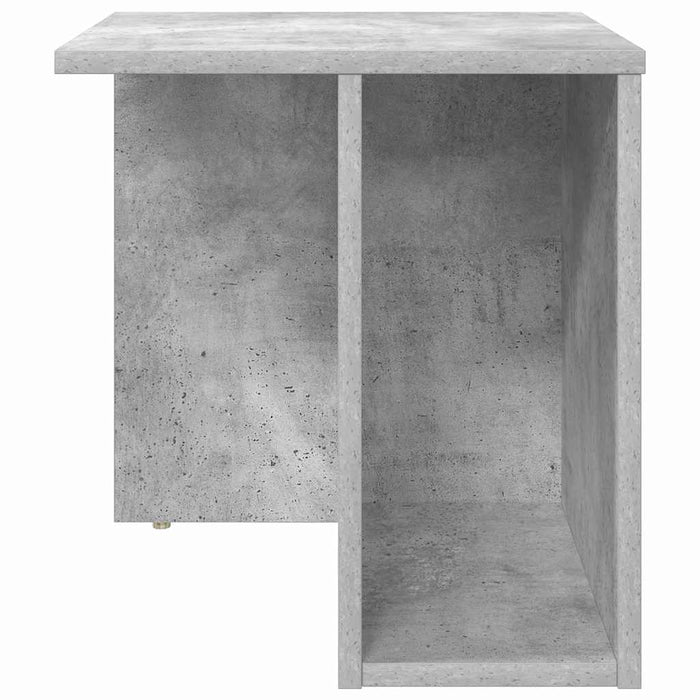 Masă laterală Gri din beton 37 x 32 x 40 cm Lemn compozit - WALTI WALTI
