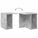 Masă laterală Gri din beton 37 x 32 x 40 cm Lemn compozit - WALTI WALTI