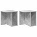 Masă laterală 2 pcs Gri din beton 37 x 32 x 40 cm Lemn compozit - WALTI WALTI