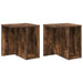 Masă laterală 2 pcs Stejar fumuriu 37 x 32 x 40 cm - WALTI WALTI
