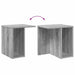 Masă laterală 2 pcs Gri Sonoma 37 x 32 x 40 cm Lemn compozit - WALTI WALTI