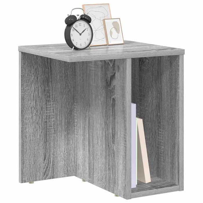 Masă laterală 2 pcs Gri Sonoma 37 x 32 x 40 cm Lemn compozit - WALTI WALTI