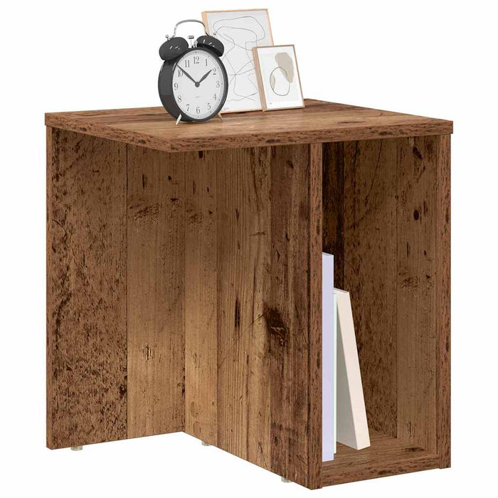 Masă laterală 2 pcs Lemn vechi 37 x 32 x 40 cm Lemn compozit - WALTI WALTI