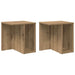 Masă laterală 2 pcs Stejar Artizanal 37 x 32 x 40 cm - WALTI WALTI