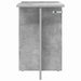 Masă laterală Gri din beton 35 x 40 x 55 cm Lemn compozit - WALTI WALTI
