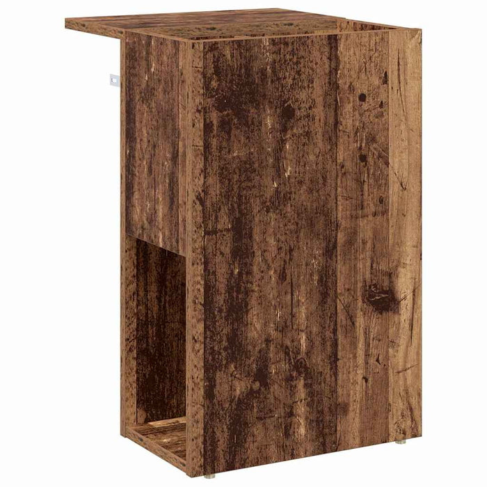 Masă laterală Lemn vechi 35 x 40 x 55 cm Lemn compozit - WALTI WALTI