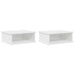 Noptieră 2 pcs Alb 40 x 31 x 15 cm Lemn compozit - WALTI WALTI