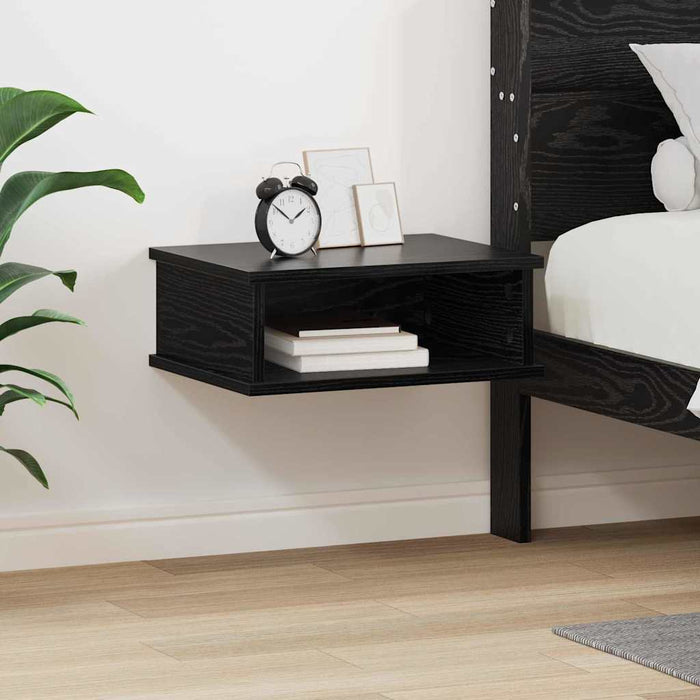 Noptieră Stejar Negru 40 x 31 x 15 cm Lemn compozit - WALTI WALTI