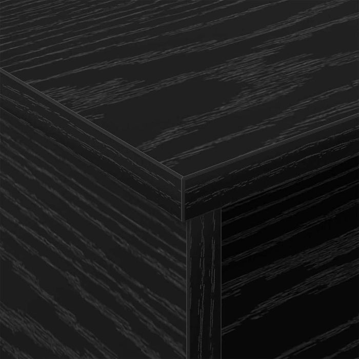 Noptieră 2 pcs Stejar Negru 40 x 31 x 15 cm Lemn compozit - WALTI WALTI
