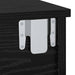 Noptieră 2 pcs Stejar Negru 40 x 31 x 15 cm Lemn compozit - WALTI WALTI