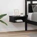 Noptieră 2 pcs Stejar Negru 40 x 31 x 15 cm Lemn compozit - WALTI WALTI