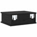 Noptieră 2 pcs Stejar Negru 40 x 31 x 15 cm Lemn compozit - WALTI WALTI