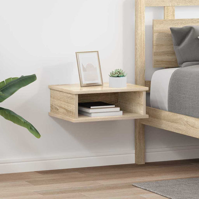 Noptieră 2 pcs Stejar Sonoma 40 x 31 x 15 cm Lemn compozit - WALTI WALTI