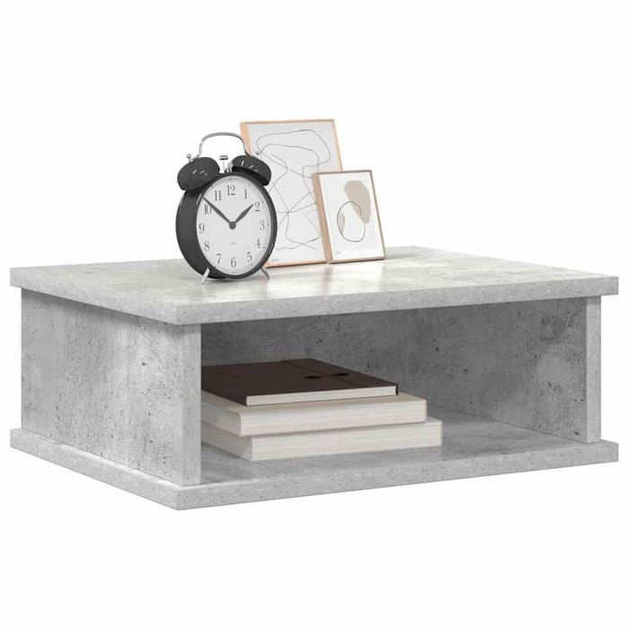 Noptieră Gri din beton 40 x 31 x 15 cm Lemn compozit - WALTI WALTI
