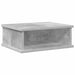 Noptieră 2 pcs Gri din beton 40 x 31 x 15 cm Lemn compozit - WALTI WALTI